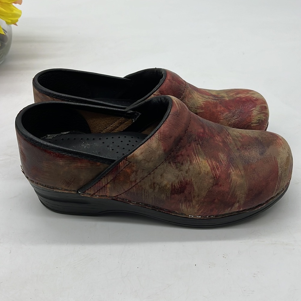 Sanita Multi Color Rust Yellow Clogs Size 37. Cm2… - image 3